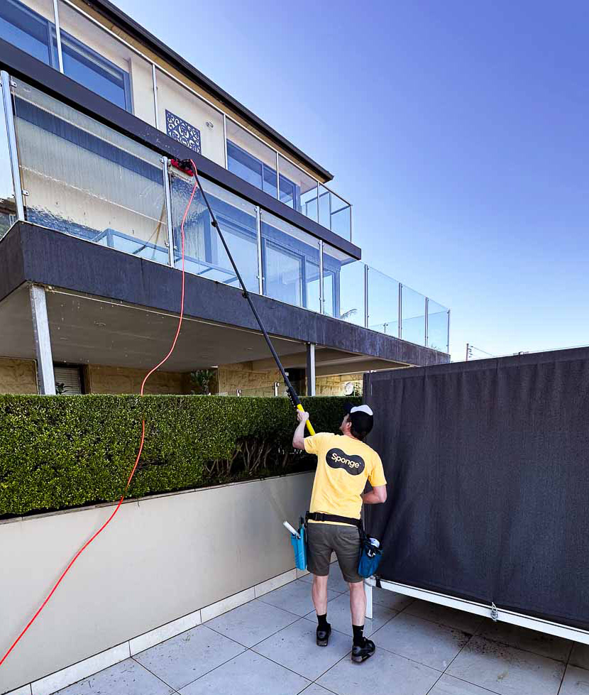 Sponge window cleaning Eastern Suburbs and Northern Beaches Sydney